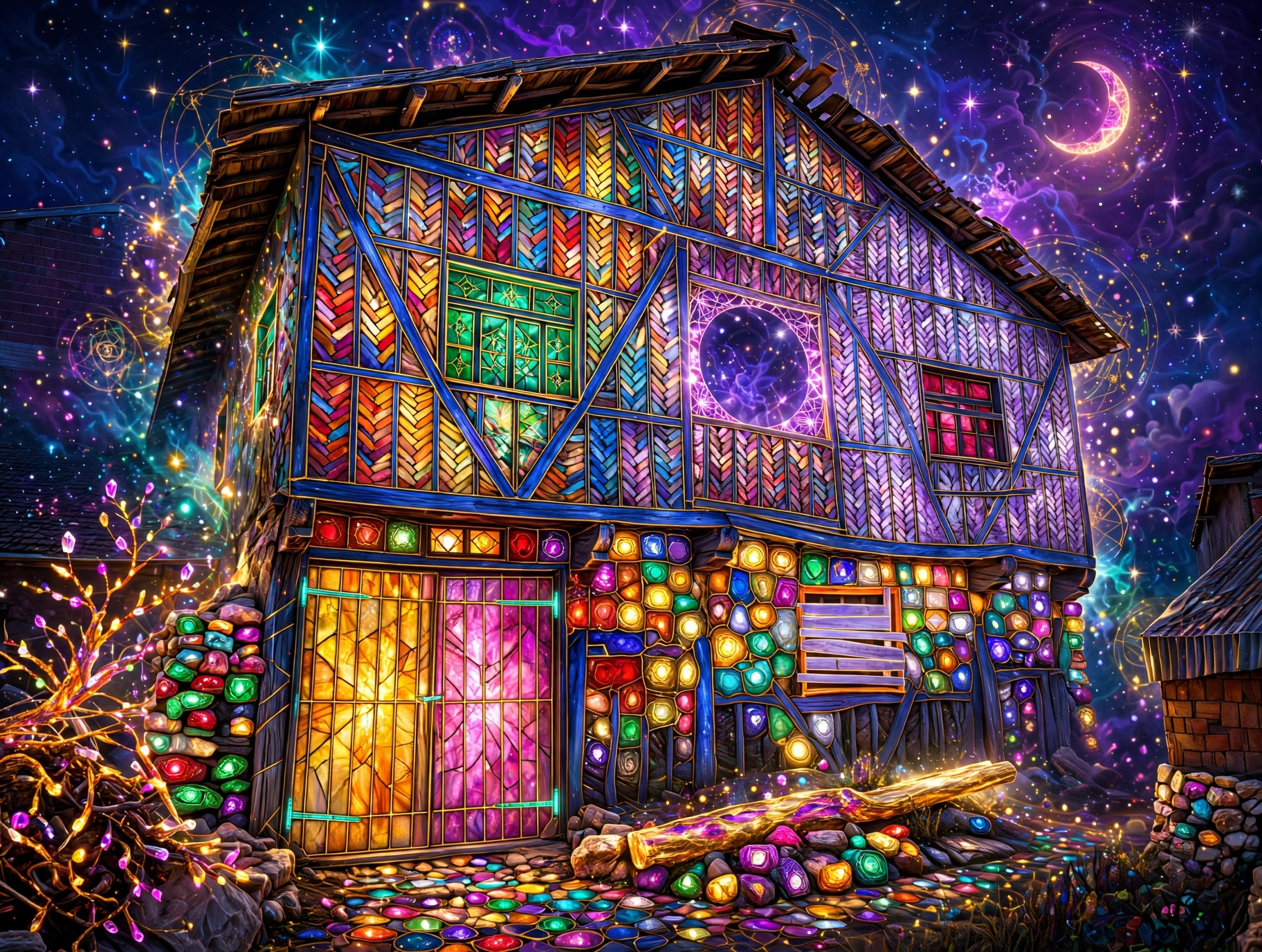 mystical_stained_glass_house. mystical_stained_glass_house.